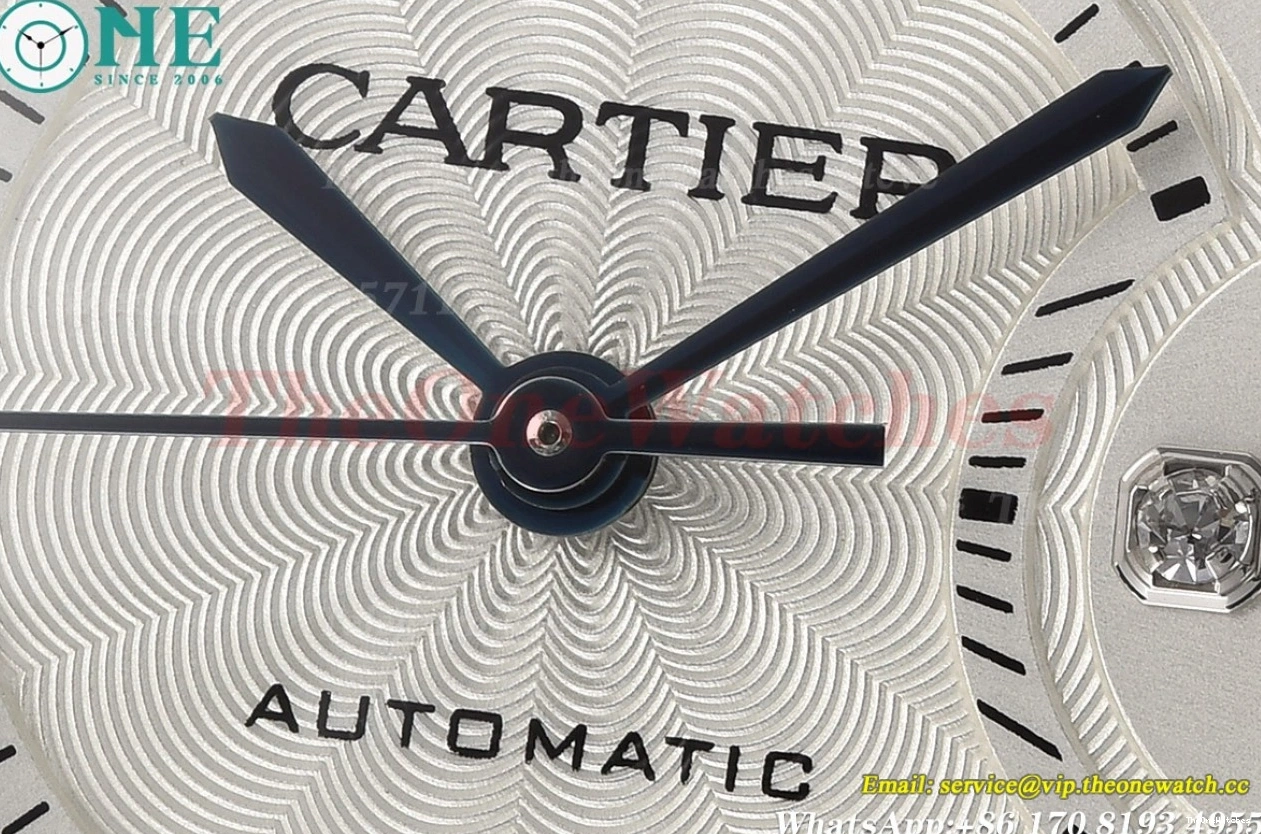 NH05 GDF Ballon Dia Cartier SS Bleu Silver SS 33mm De 1224